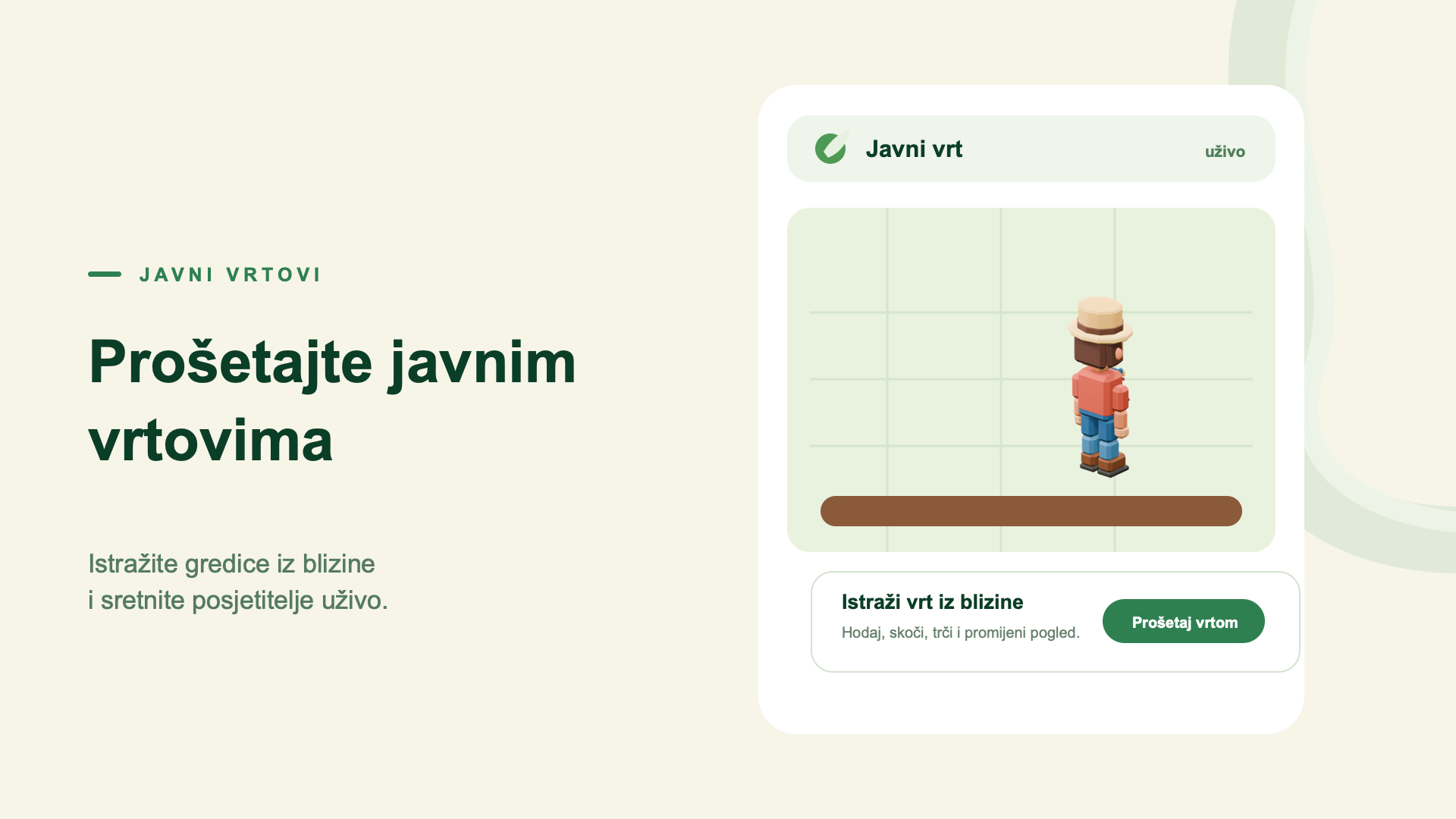 Prošetajte javnim vrtovima