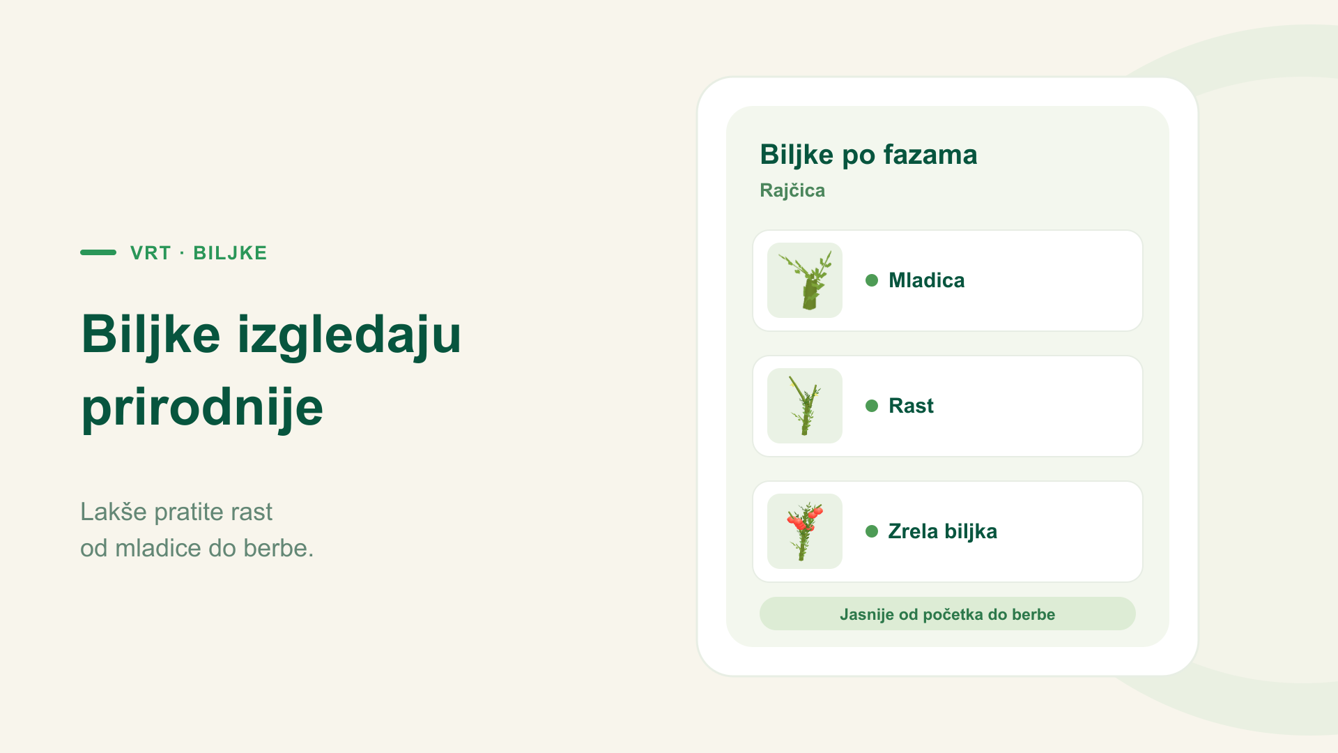 Biljke izgledaju prirodnije