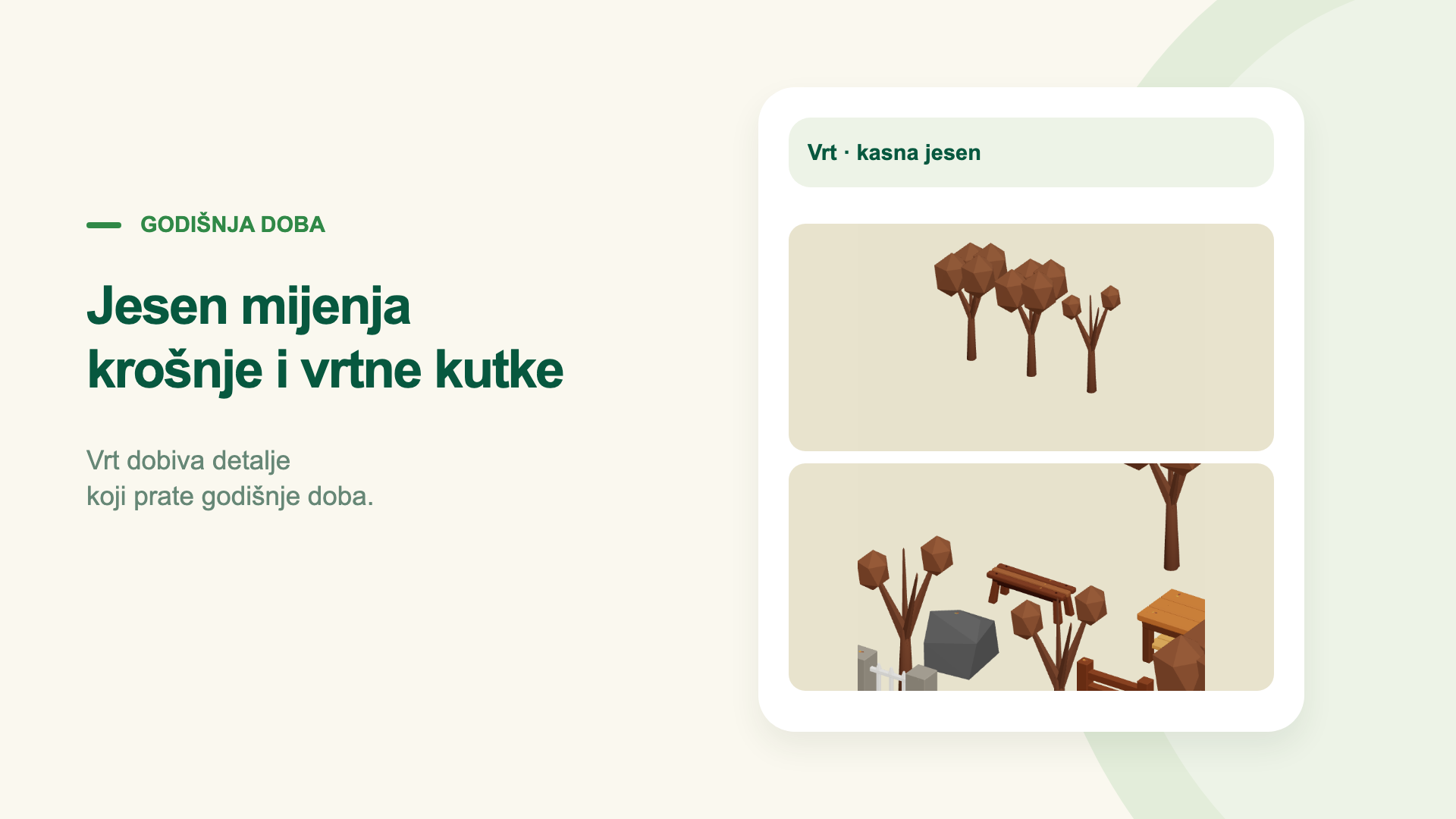 Jesen mijenja krošnje i vrtne kutke
